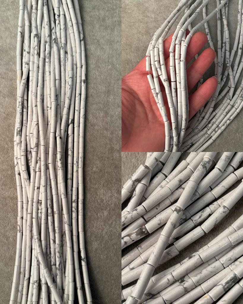 Говлит трубочки ( имитация кахолонга ) 13 х 4 мм