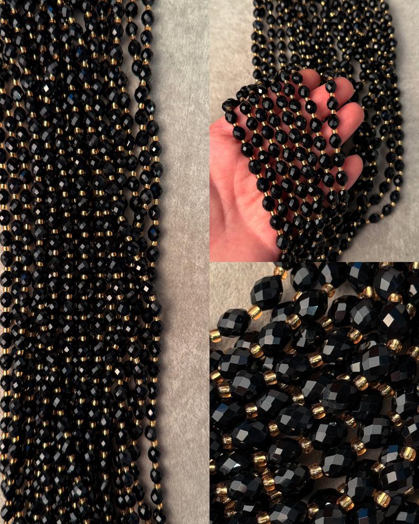 Шпинель граненые бусины 8 х 6 мм