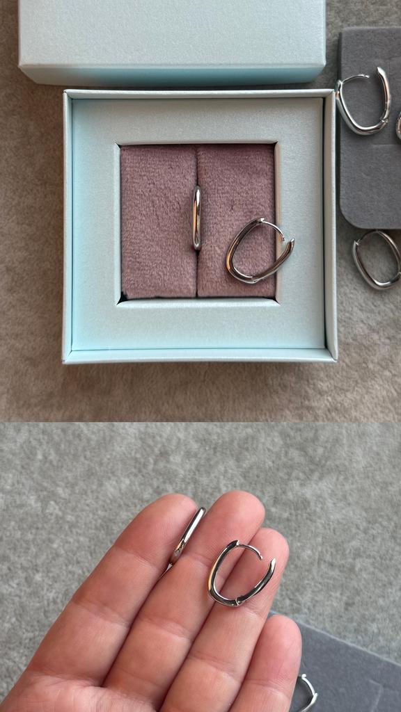 Швензы Конго родий 18 х 2 мм