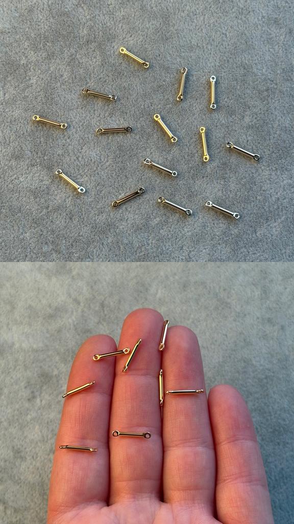 Коннекторы с позолотой 12 х 1.5 мм