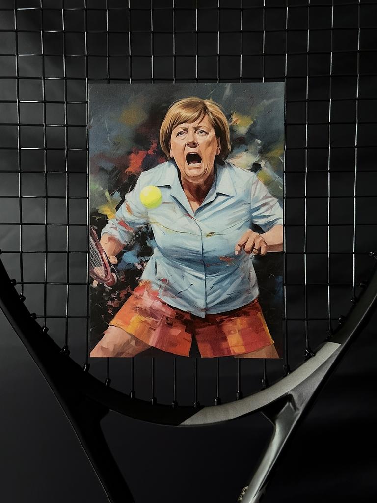 POSTKARTE German Edition MERKEL Motiv
