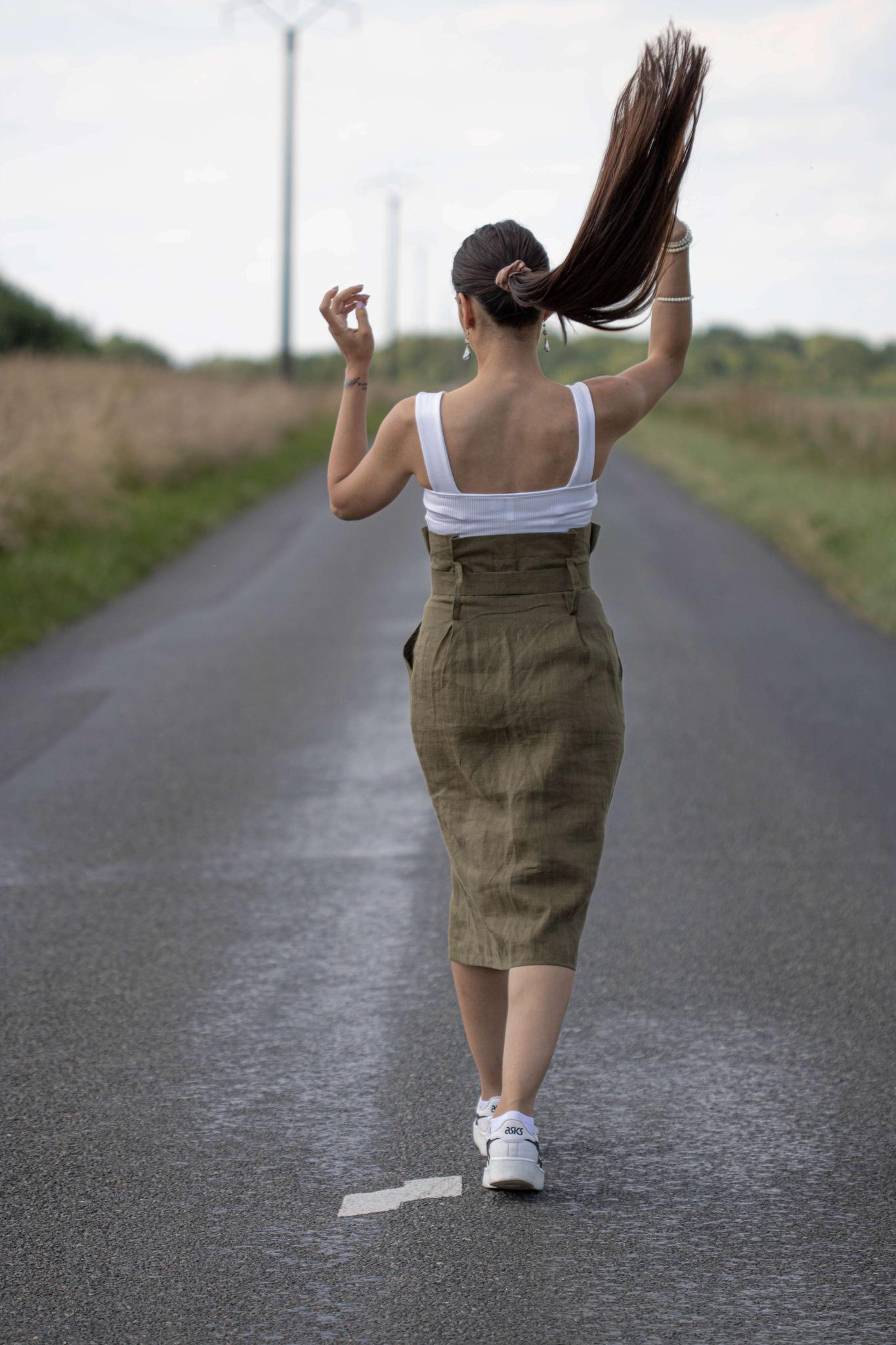 safilin linen jumper skirt dress 