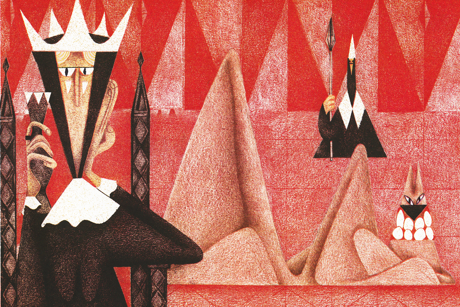 Riso-poster “Weekday at the castle”
