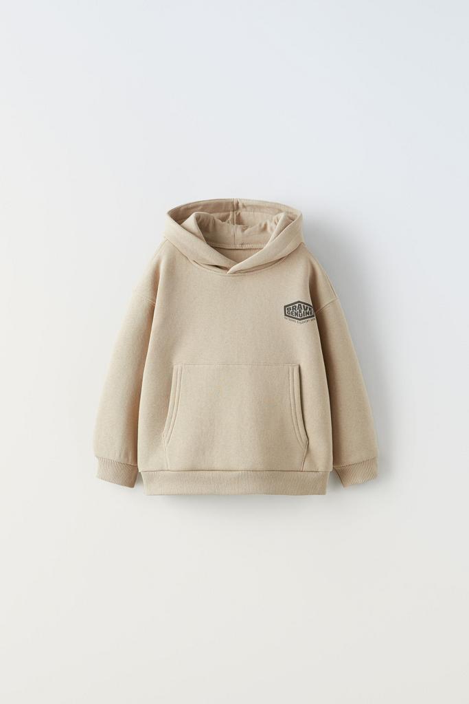 Худі з логотипом Бежеве