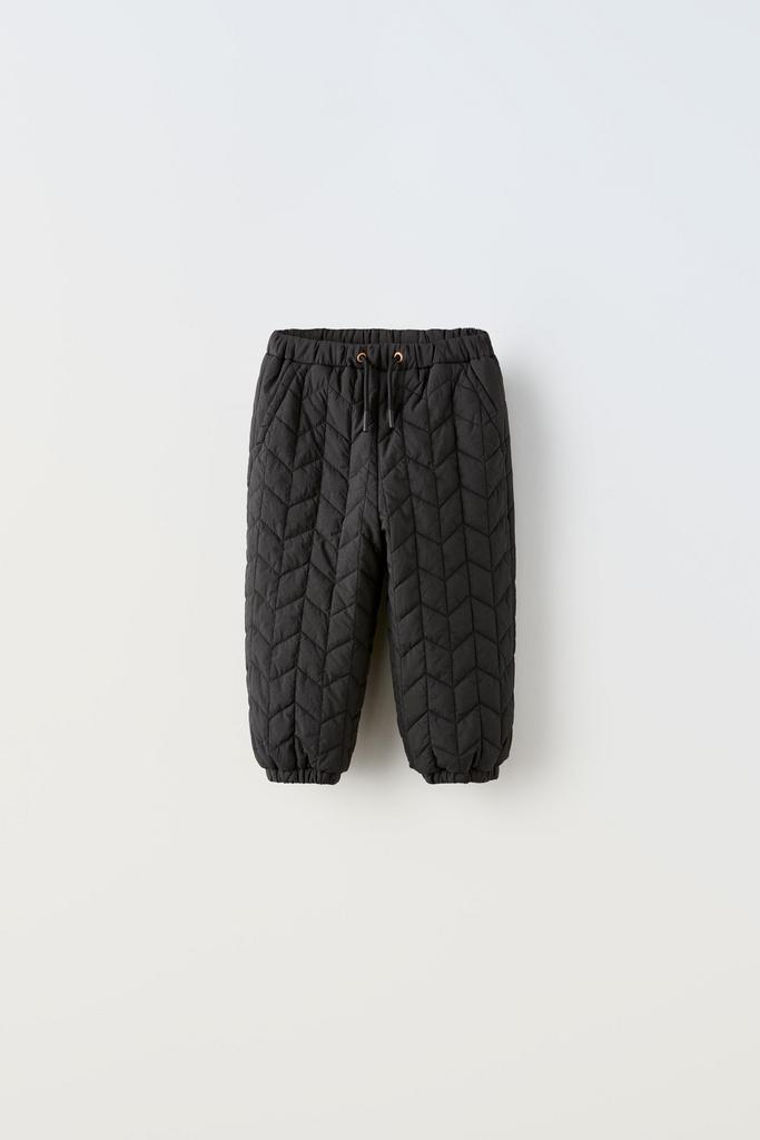 Стьобані гірськолижні штани Water-repellent Чорні