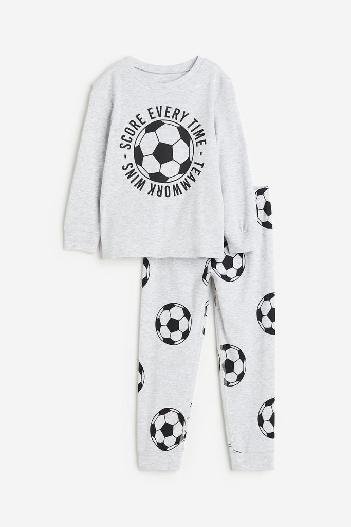 Піжама з джерсі Сіра