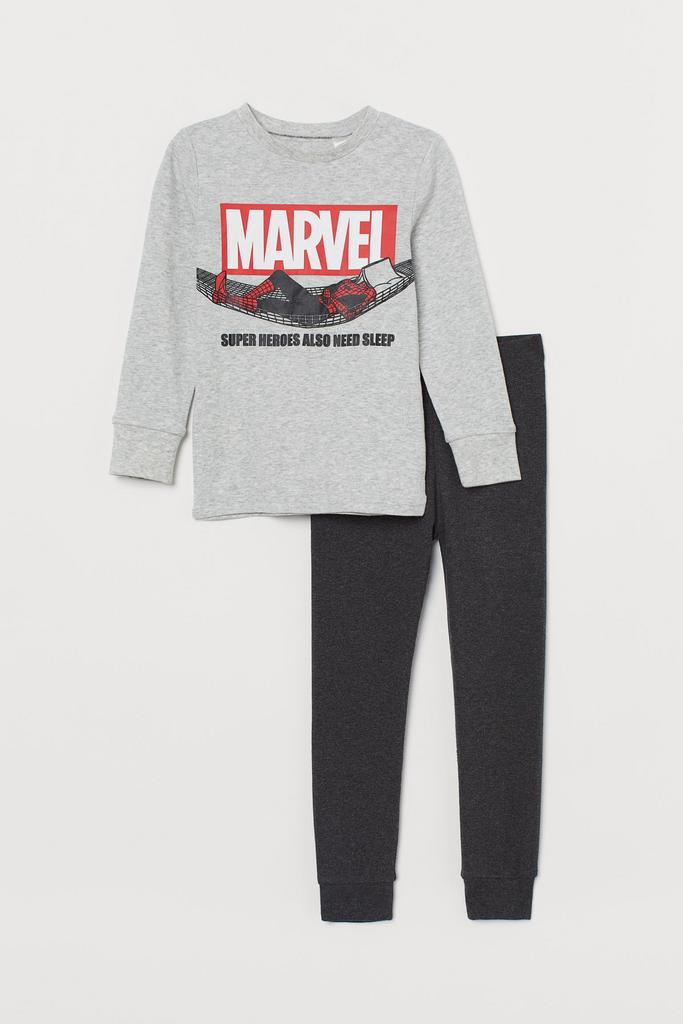 Піжама з принтом "Людина-павук" Сіра