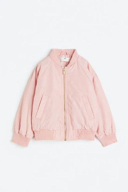 Куртка-бомбер Рожева
