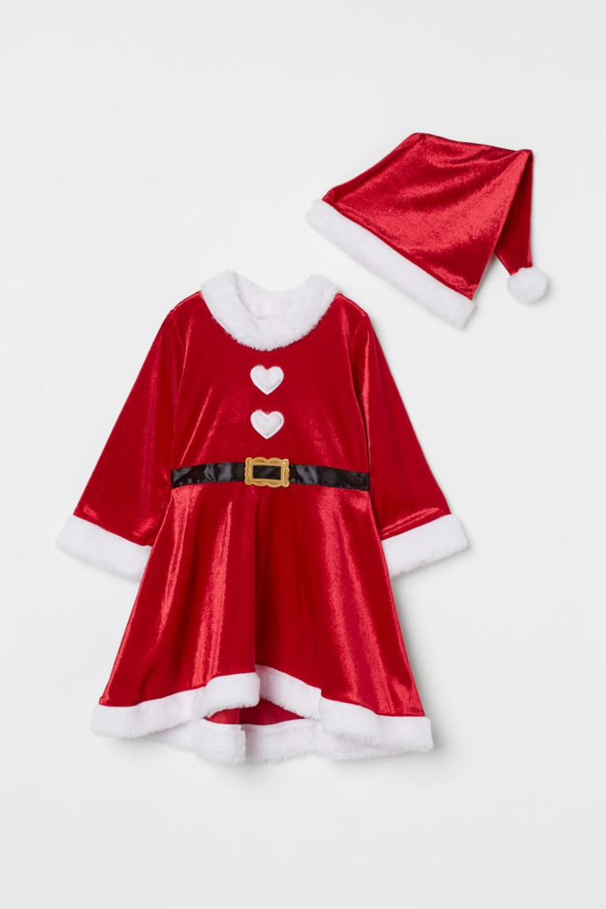 Святкова сукня та капелюх Червона