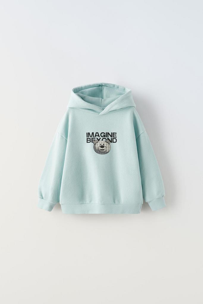 Худі з ведмедиком Світло-сине