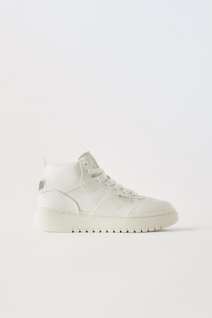 Багатошарові кросівки з високим верхом Білі