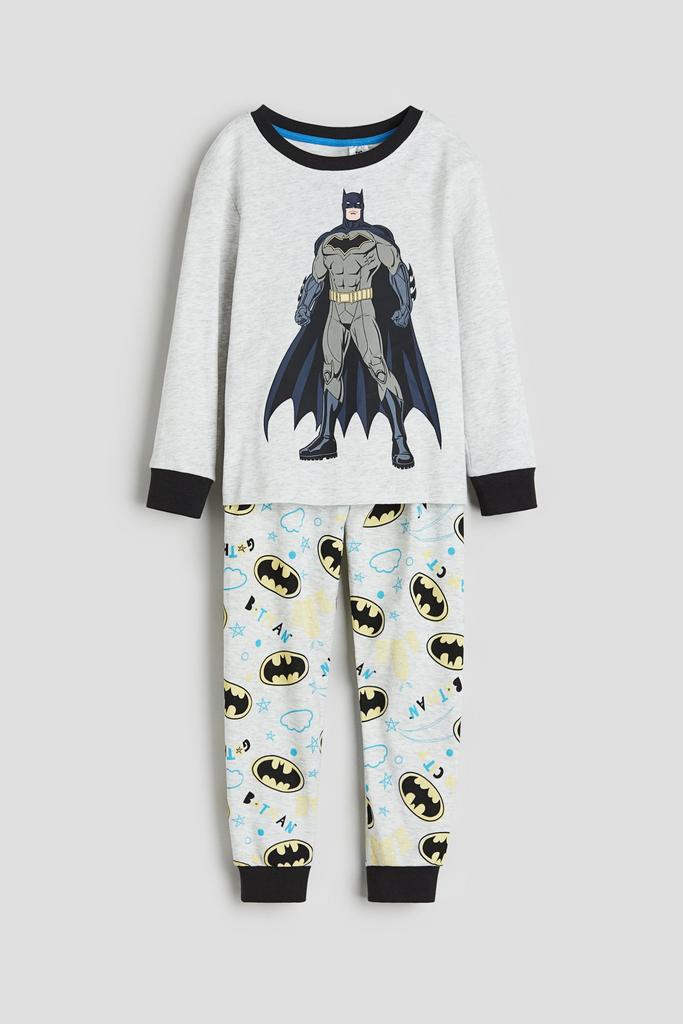 Піжама з принтом Batman Сіра