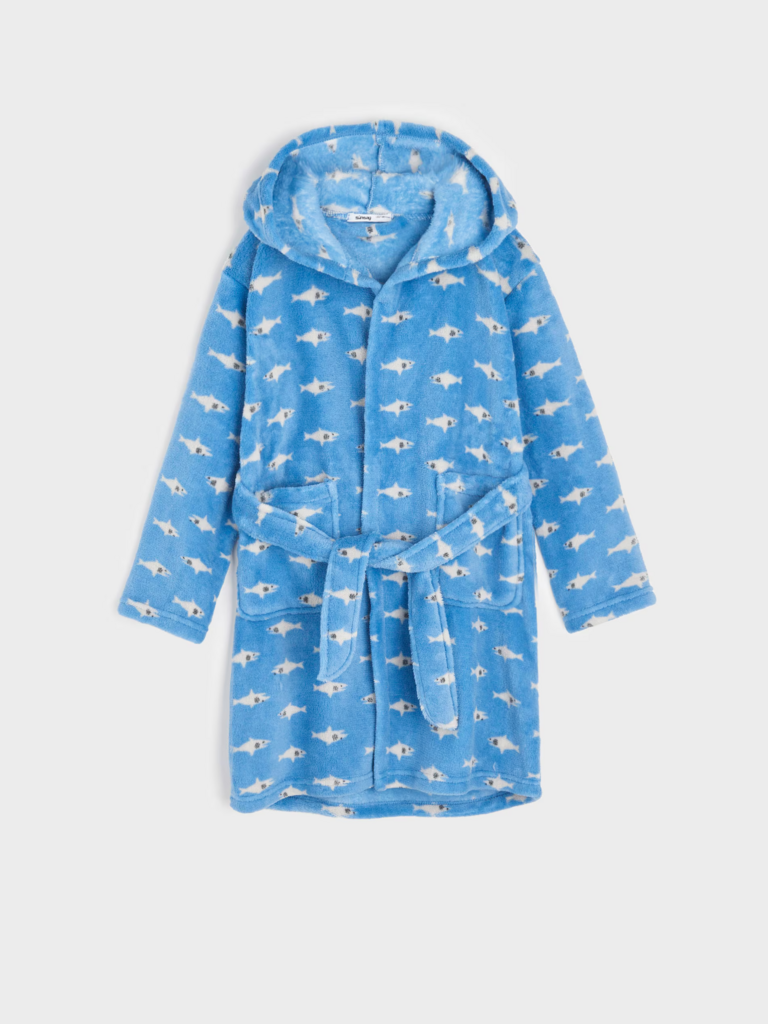 Халат з візерунком Блакитний