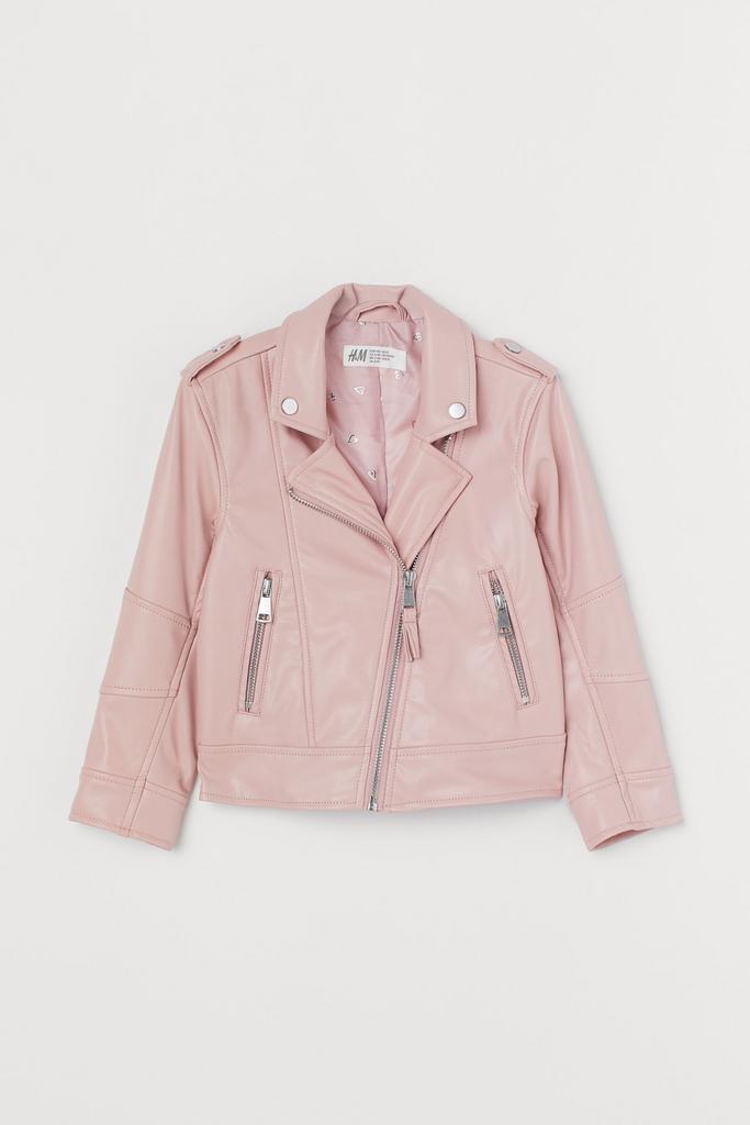 Байкерська куртка Рожева