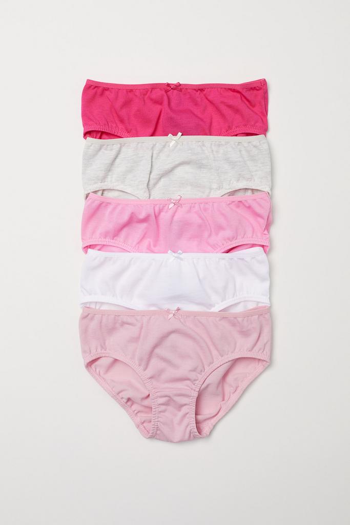 Комплект трусів 5 шт Рожевий