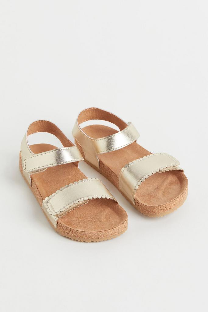 Босоніжки Золотисті