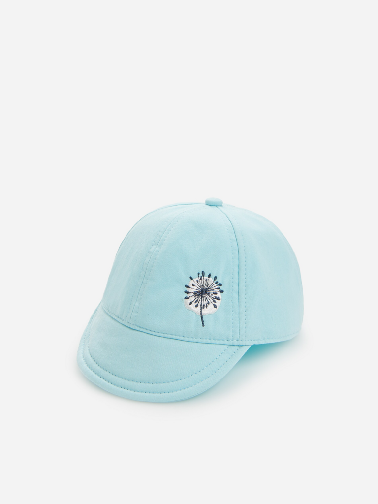Бавовняна бейсболка Блакитна