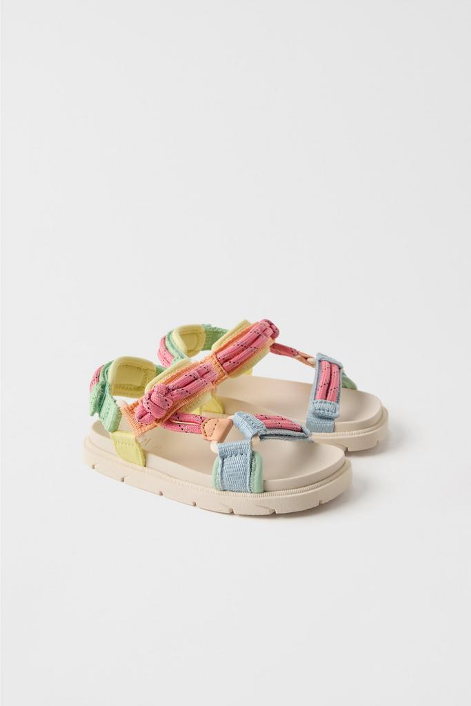 Мотузкові сандалії Різнокольорові