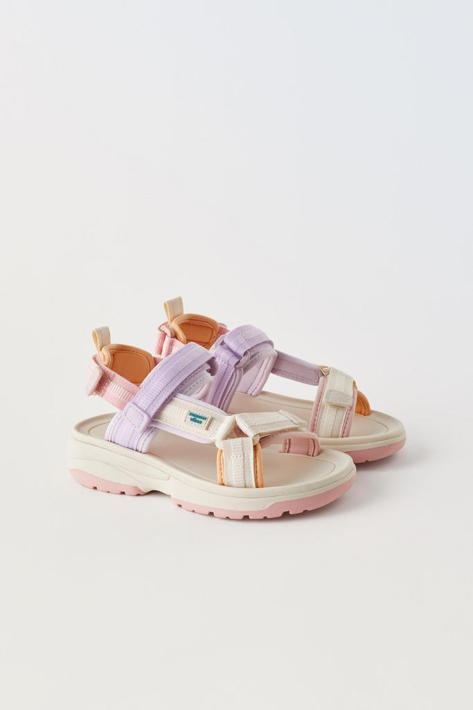 Сандалії з технічної тканини Різнокольорові