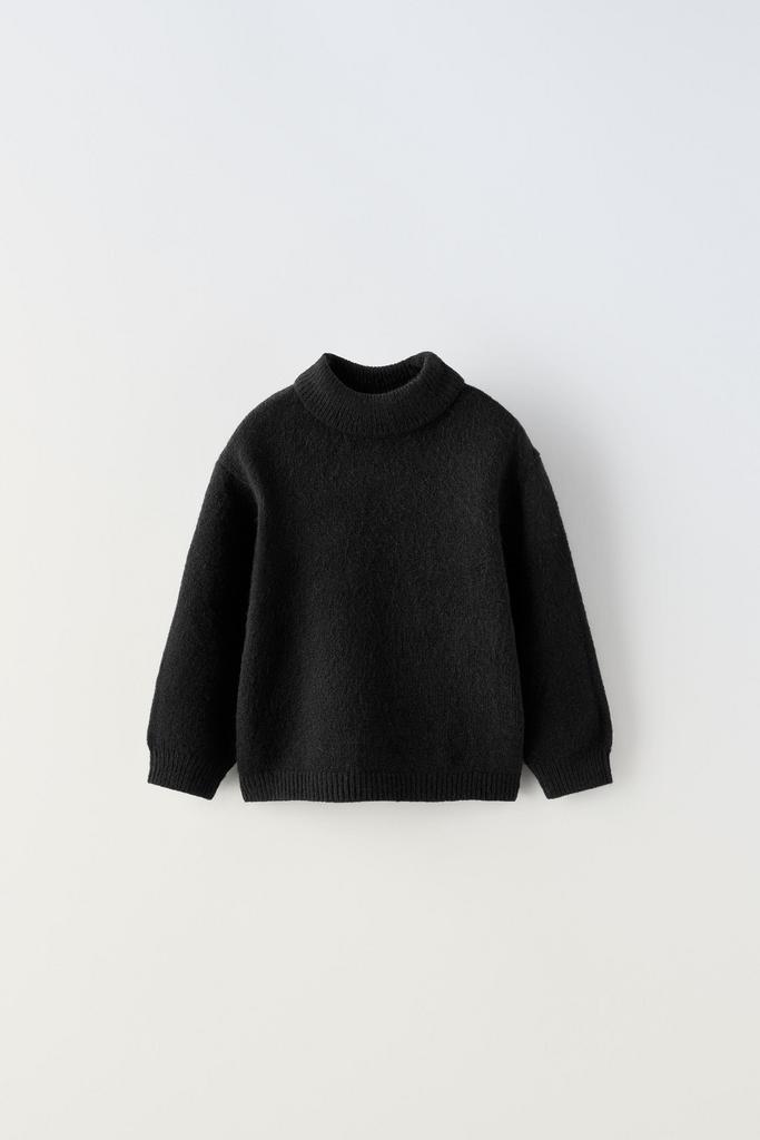 Базовий трикотажний светр Чорний