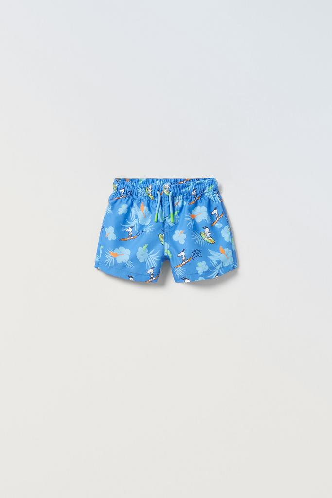 Купальні шорти з принтом Snoopy Peanuts™ Сині