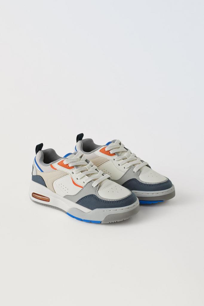 Кеди з кольоровими деталями Білі