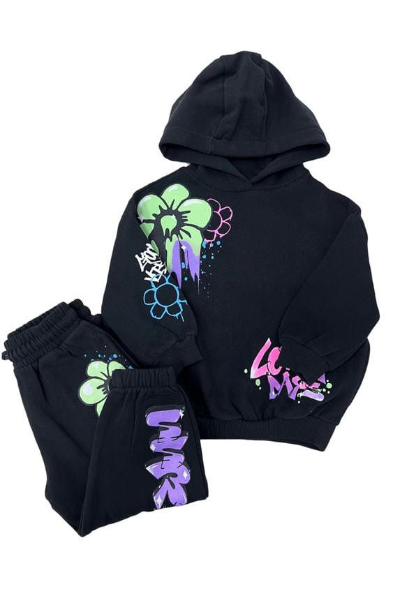 Костюм двійка на флісі "Street Style" Чорний