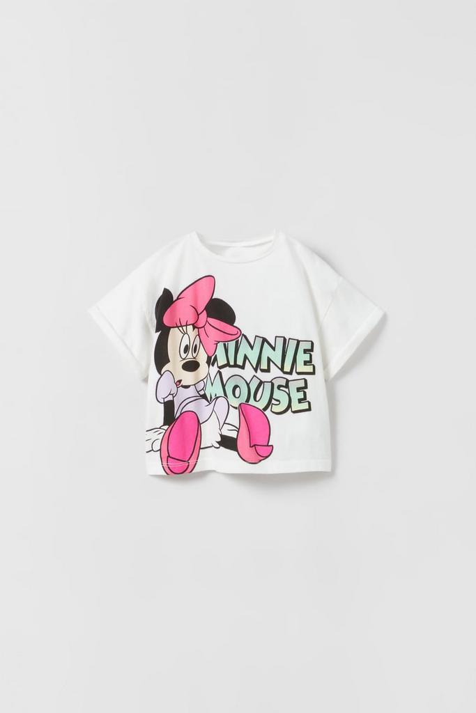 Футболка з принтом Мінні Маус Біла