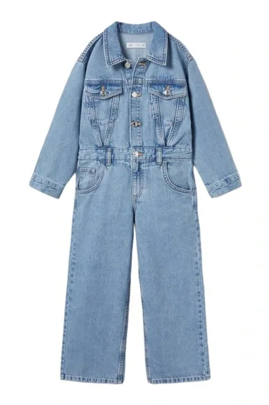 Джинсовий комбінезон Блакитний
