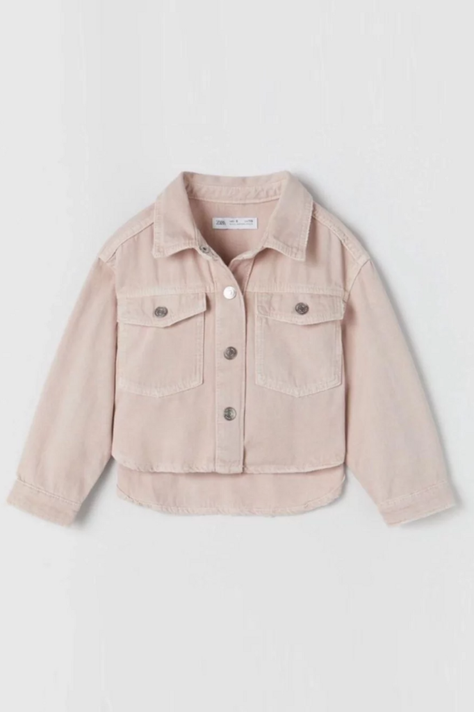 Джинсова куртка Рожева