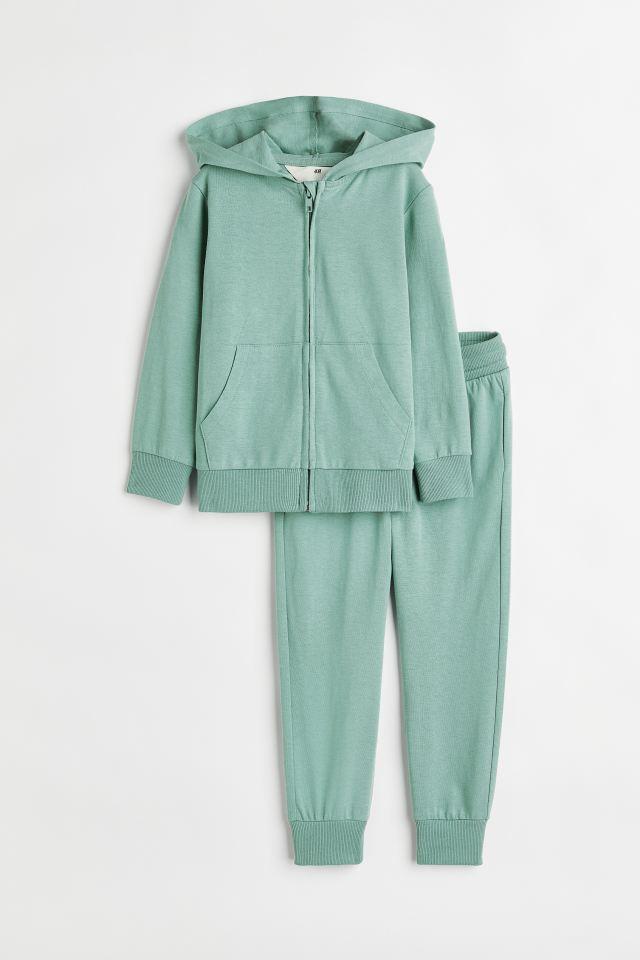 Комплект світшот і штани Зелений