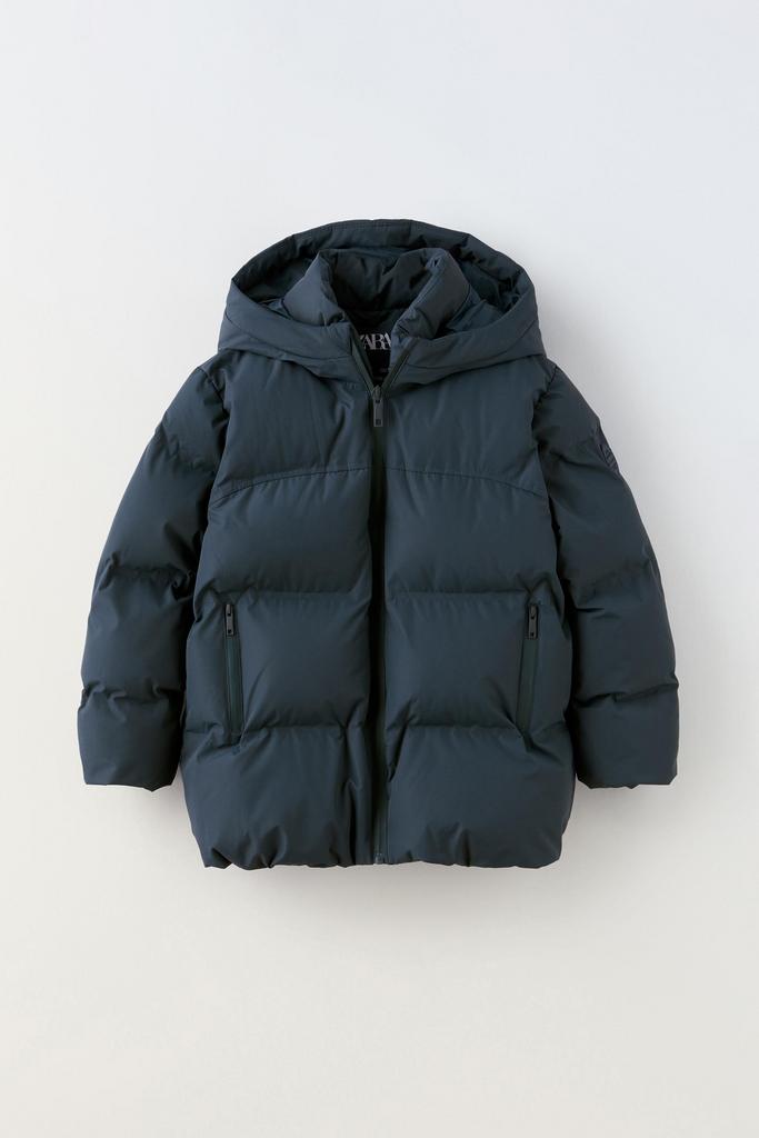 Стьобана куртка з утеплювачем Темно-синя
