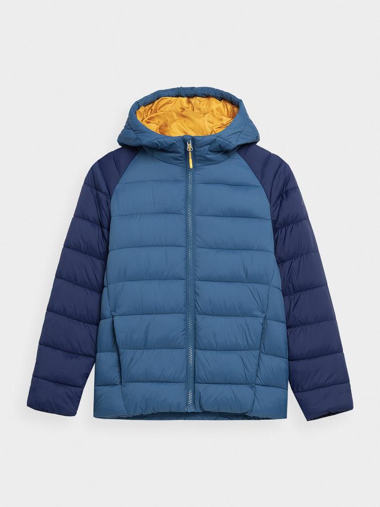 Пуховик стьобаний Синій
