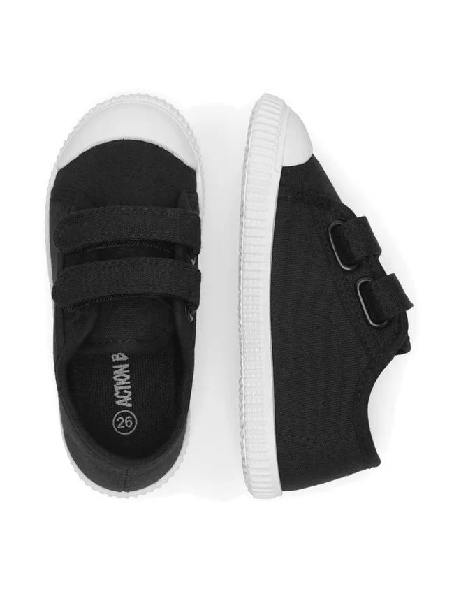Кеди базові на липучках Чорні