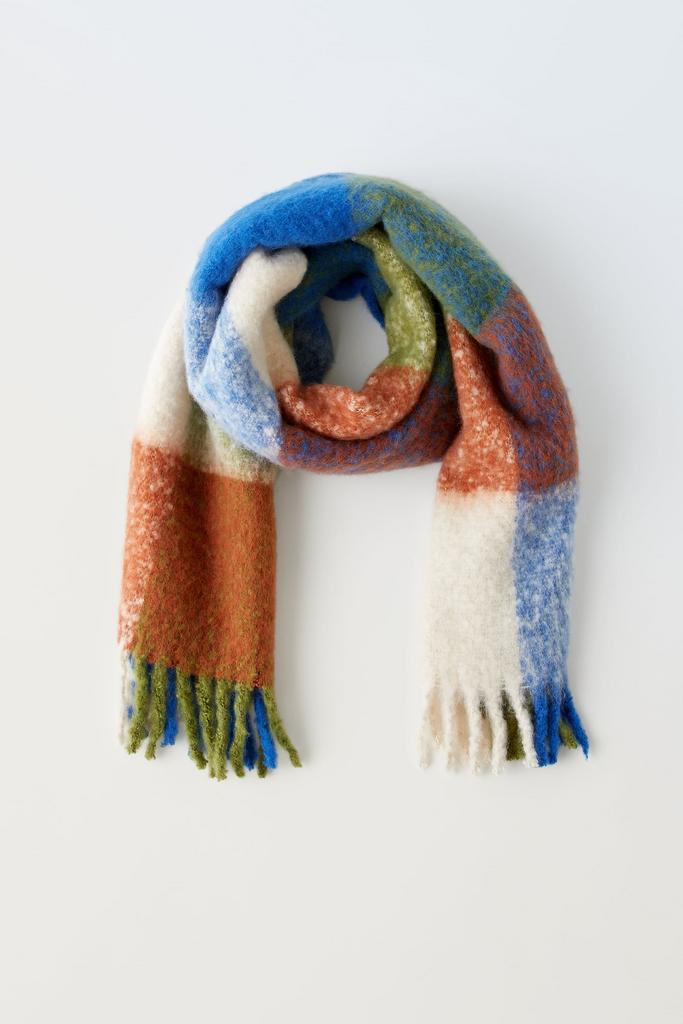 Шарф у клітинку Різнокольоровий