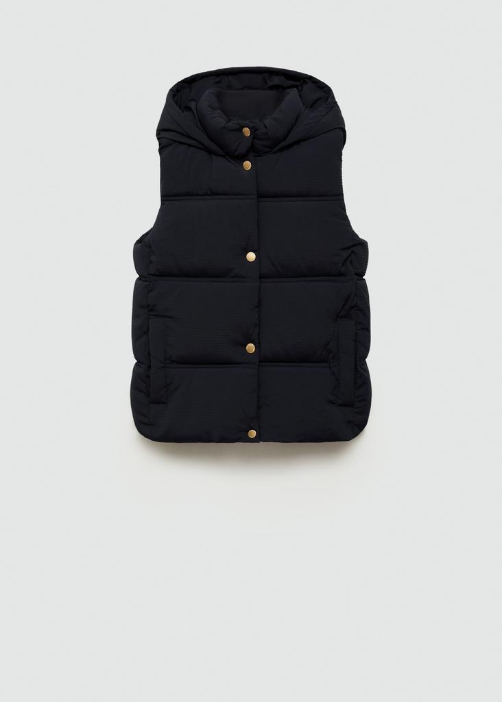 Стьобаний жилет Темно-синій