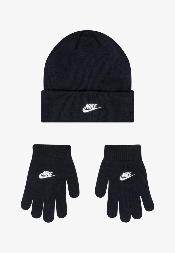 Набір спортивний шапка та рукавиці Чорний