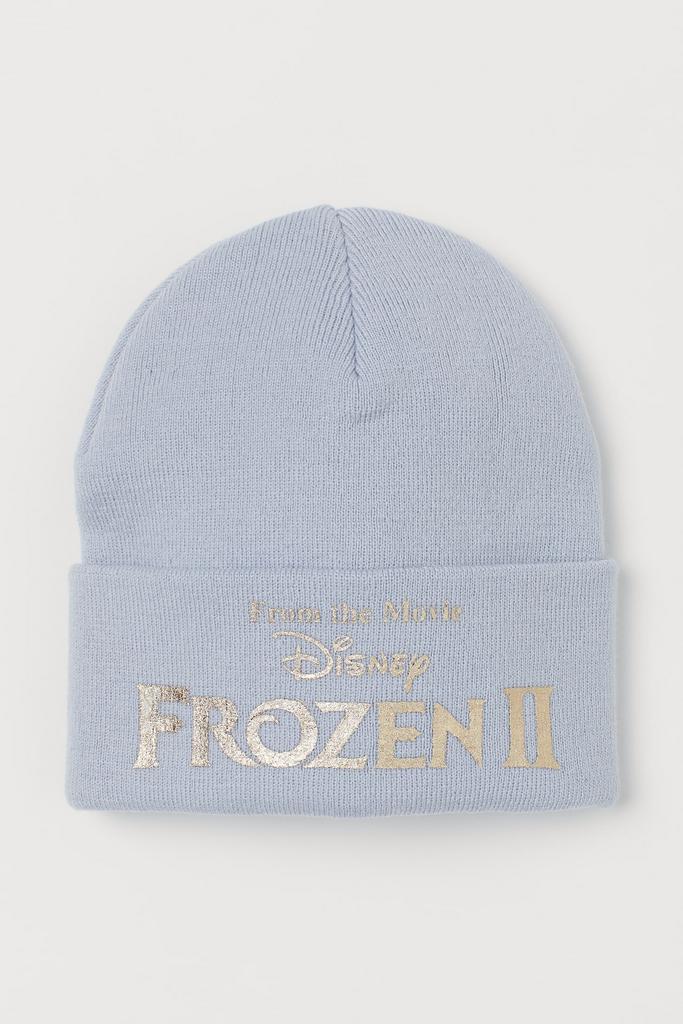 Шапка з написом Frozen Блакитна