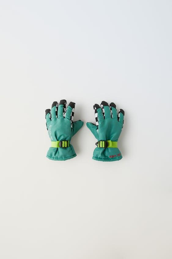 Рукавиці комбіновані Зелені