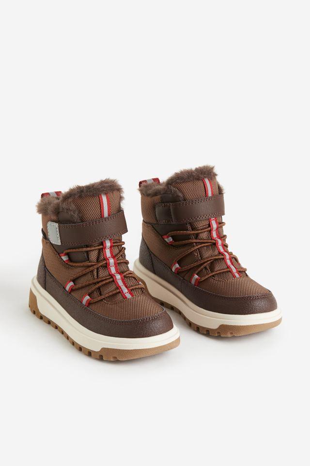 Високі водонепроникні черевики Коричневі