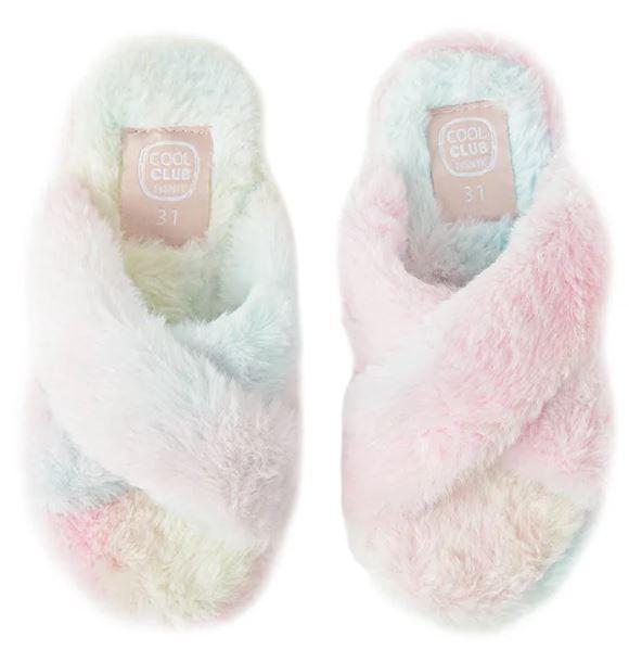 М'які пухнасті капці Кольорові