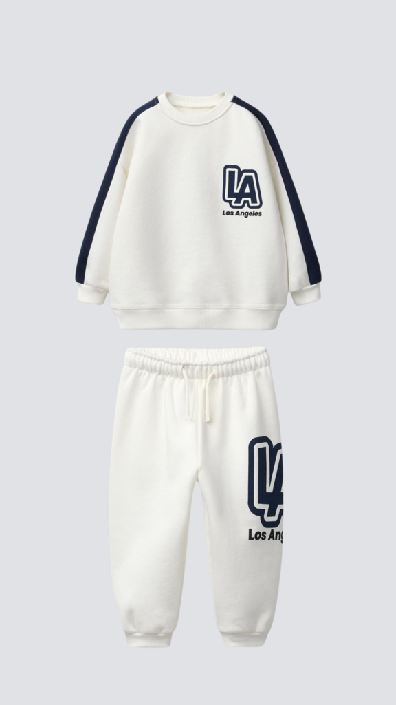 Костюм-двійка LA Білий