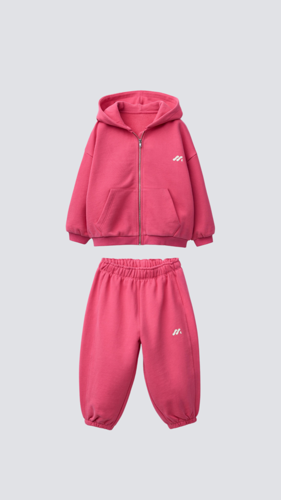 Костюм з логотипом Рожевий