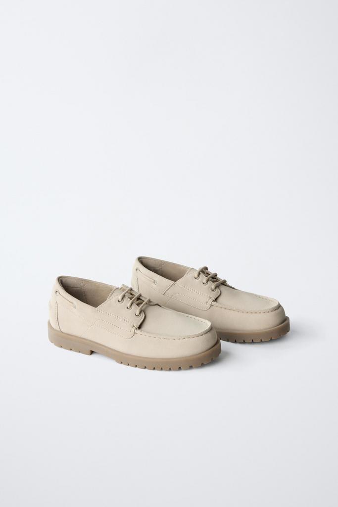 Топсайдери із замшевого спилка 4550/530