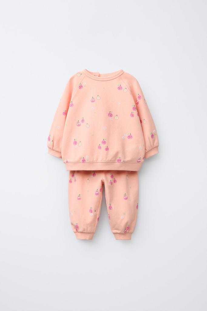 Комплект із принтом світшот і штани