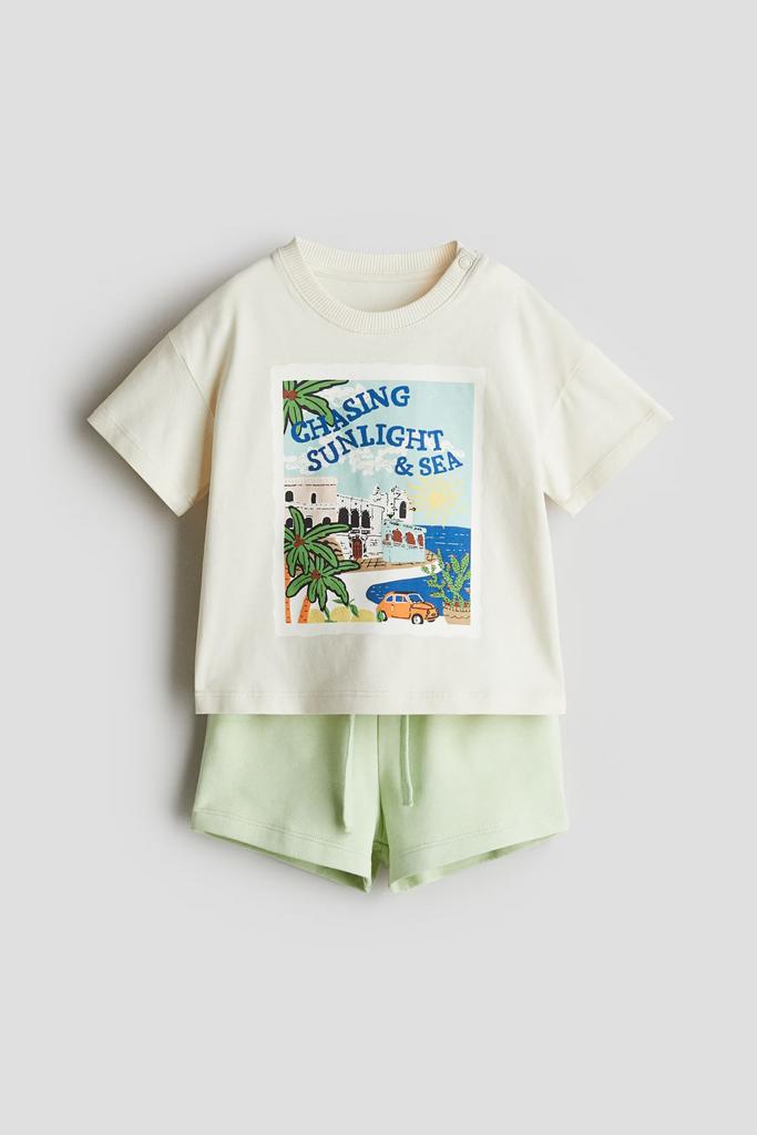 Бавовняний комплект футболка та шорти Chasing Sunlight