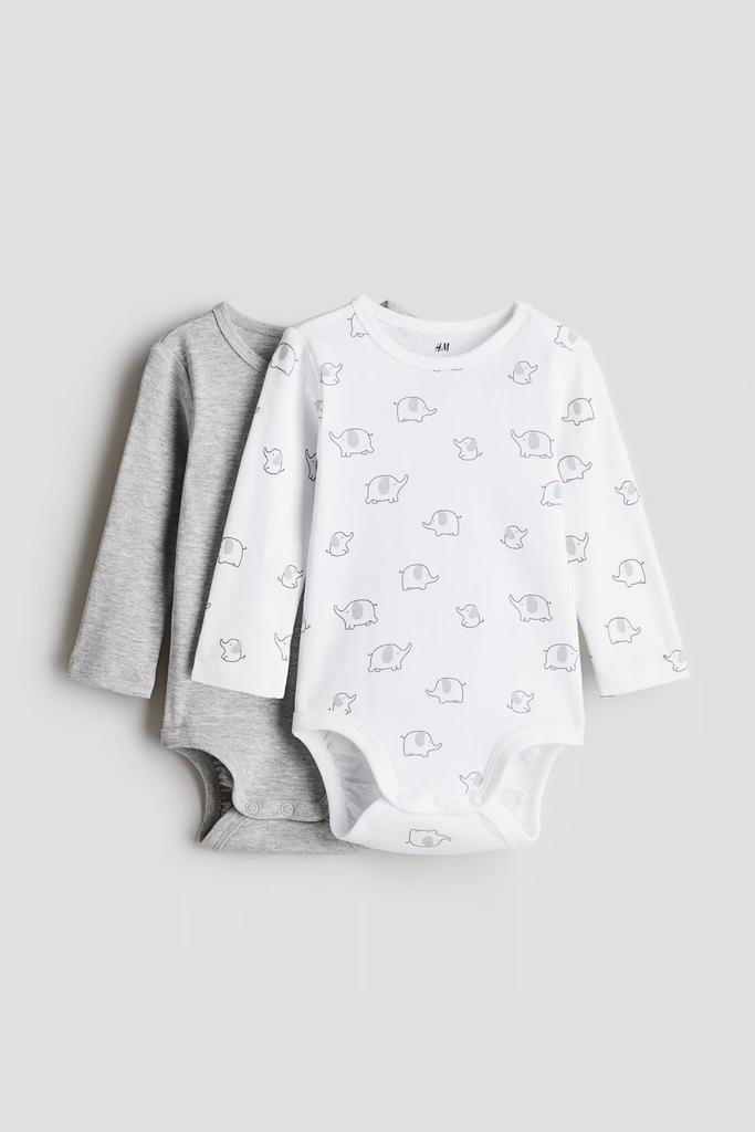 Боді з круглим коміром та довгими рукавами