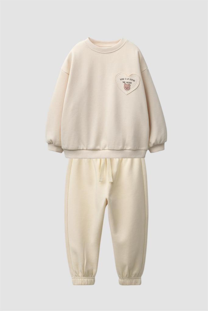 Костюм з принтом ведмедика