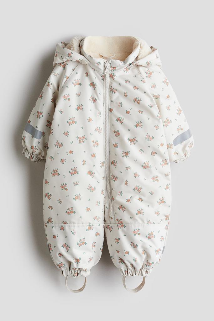 Водонепроникний комбінезон у принт квіти