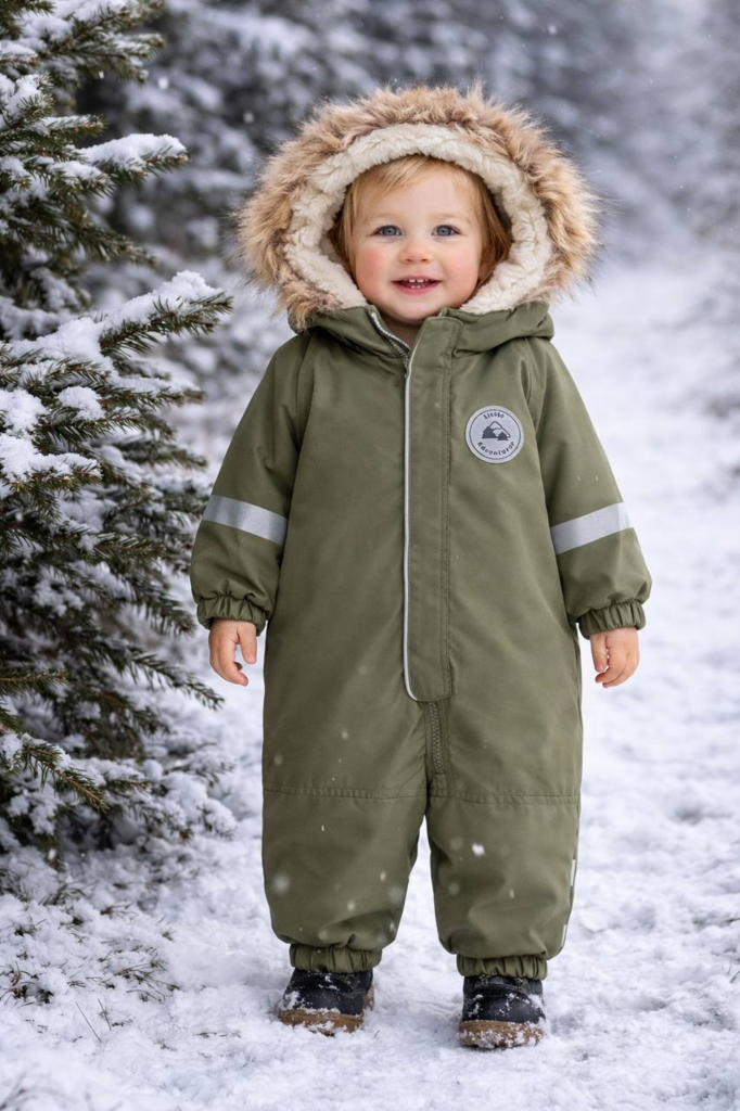 Водонепроникний зимовий комбінезон Зелений Хакі